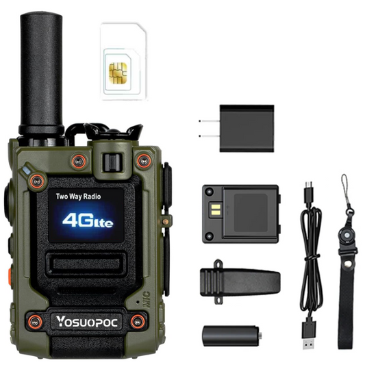 M08 4G Global Walkie-Talkie - Compact Design, 5,000-Mile Range, Advanced PTT Functionality